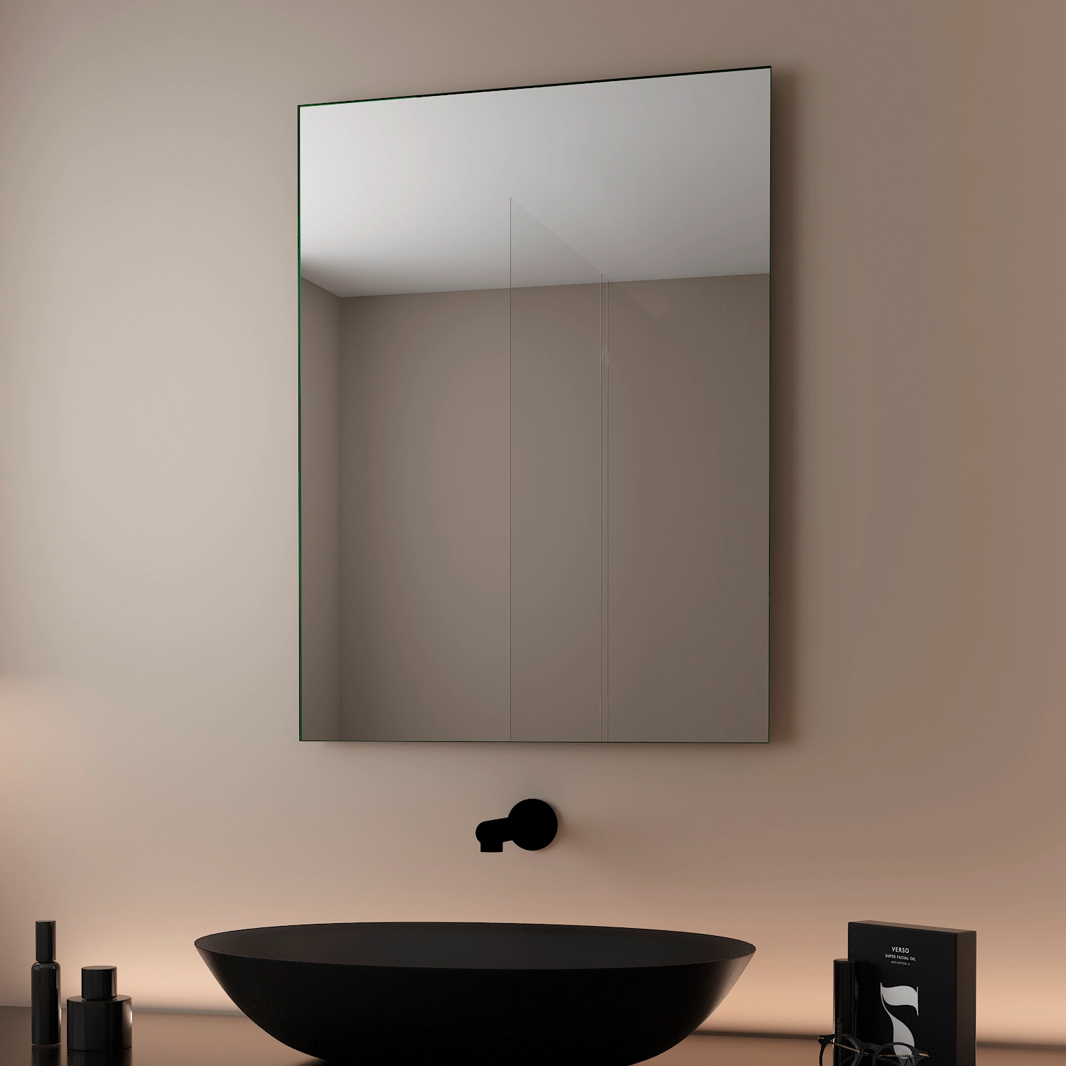 Specchio filolucido 60x80 cm installazione reversibile