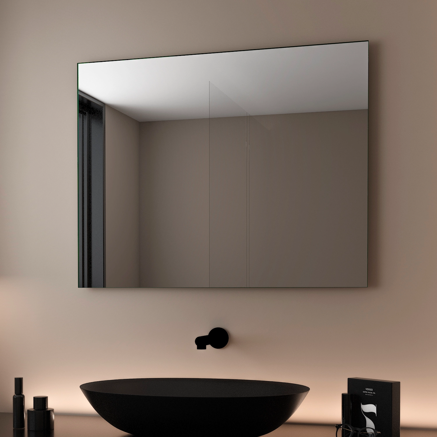 Specchio filolucido 70x90 cm installazione reversibile