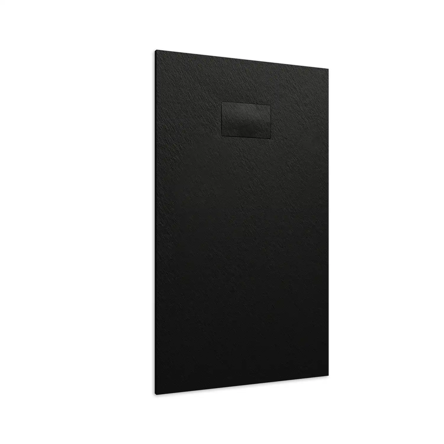 Piatto Doccia 80x80 effetto pietra colore nero | Lithos